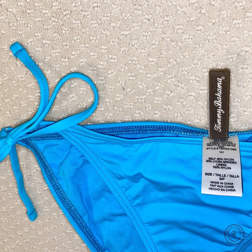 Tommy Bahama Blue String Bikini Bottom - Picture 5 of 6